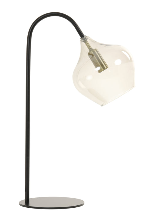 Light & Living tafellamp Rakel - zwart - 28x17x50.5 cm