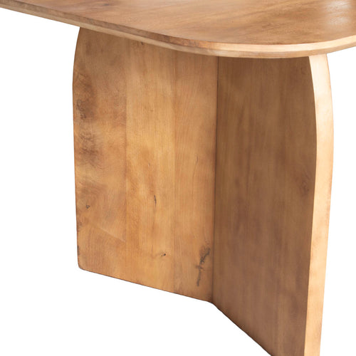 Giga Meubel Eettafel Dalarna - Deens Ovaal Naturel Hout - 280x100x76cm