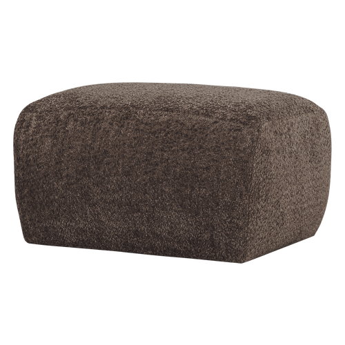 WOOOD poef Mojo Base - Wollig - Bruin - 45x84x64