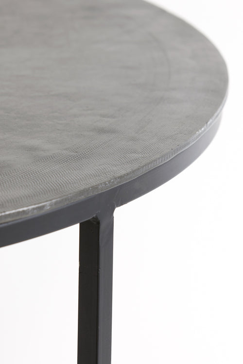 Light & Living salontafel TALCA - Ø75x45cm - zilver - Set van 2 - vtwonen shop