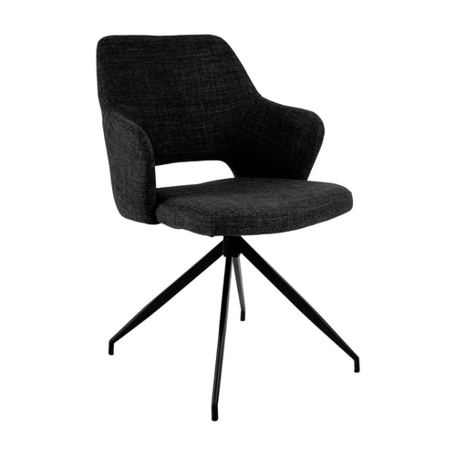 Kick eetkamerstoel Nora - Zwart - vtwonen shop