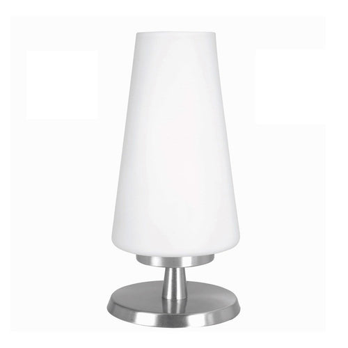 Highlight tafellamp Chloé - 1 lichts - 10.5  x 21   cm - mat-chroom