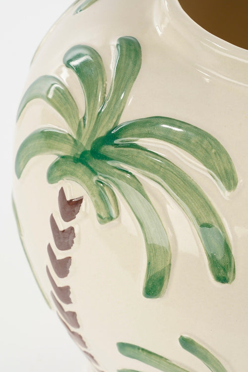 Mica Decorations Paradiso Vaas - H32 x Ø26 cm - Keramiek - Off-white - vtwonen shop