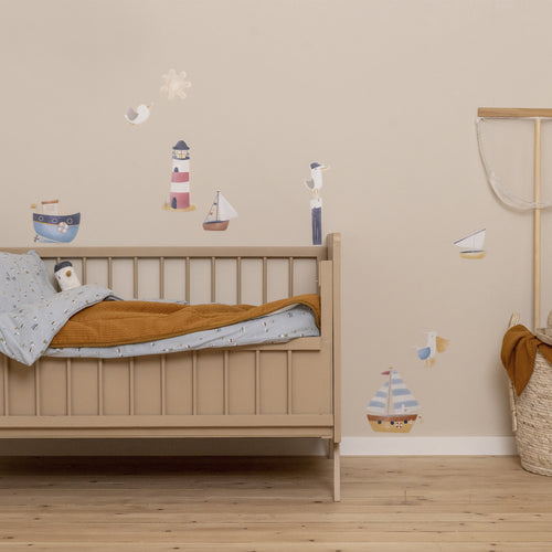 Little Dutch Luxe Muurstickers - Sailors Bay - 2x 42x30cm - vtwonen shop