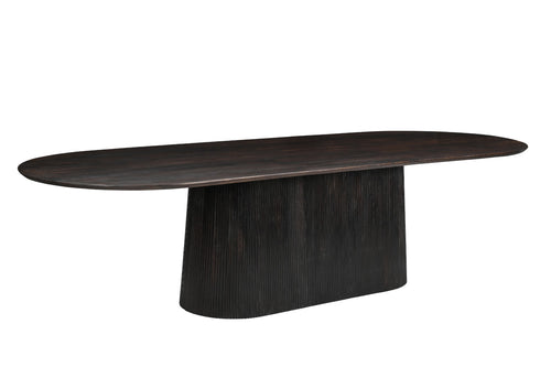 Livingfurn eetkamertafel Salvator Walnut - 300cm - mangohout