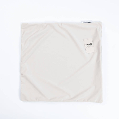 HOME DELUXE fluwelen kussenhoes COUSHY met kussenvulling - Beige