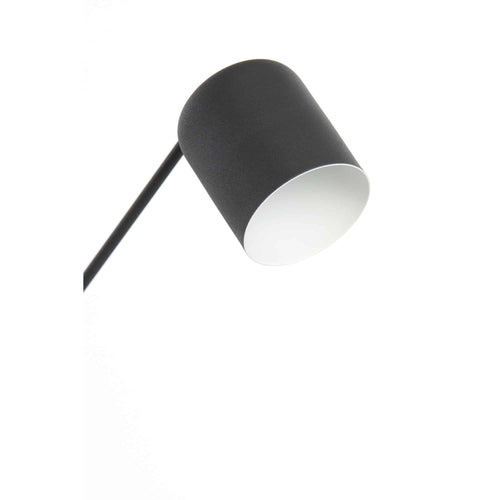 Light & Living tafellamp Rijeka - zwart - Ø8cm