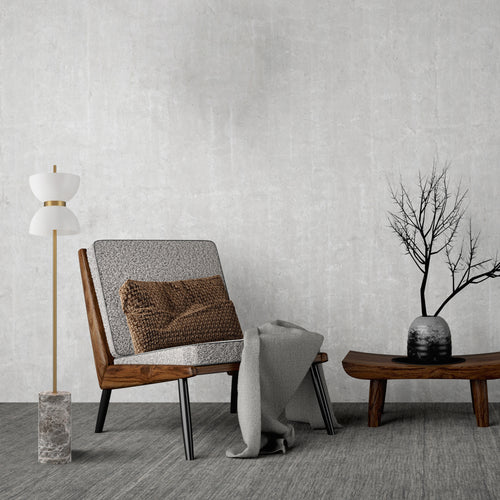 Maytoni - Vloerlamp Kyoto - Goud en grijs - Ø22 - vtwonen shop