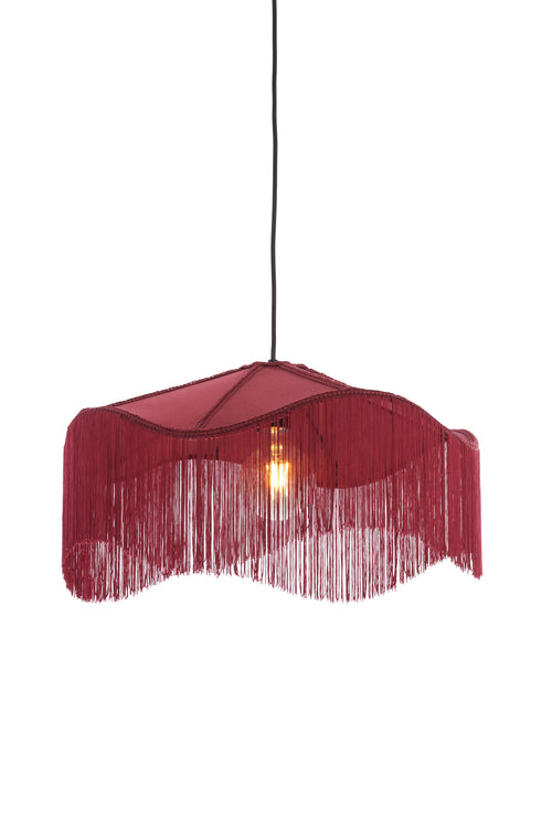 Light & Living hanglamp TIFFANY - rood - Ø50x28cm - vtwonen shop