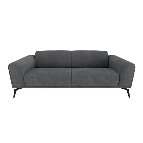 Sia Home - 3-zitsbanken SWANN - Geweven stof - Antraciet grijs - 220cm - vtwonen shop