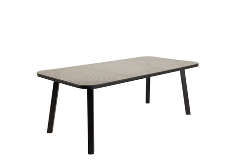 Rebellenclub tuintafel clove - 200 x 100cm - zwart - vtwonen shop