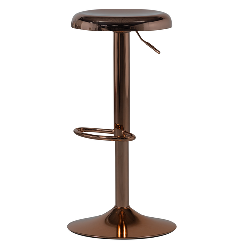 WOOOD barkruk Isaac - Metaal - Koper - 81x39x39 - vtwonen shop