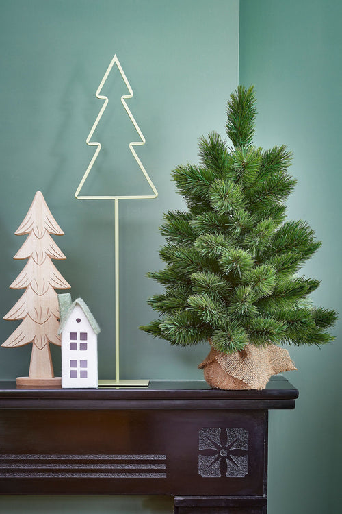 Triumph Tree Camden Kunstkerstboom in Jute - H60 x Ø43 cm - Groen - vtwonen shop