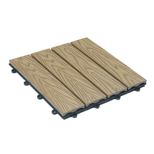 HOME DELUXE WPC kliktegels BAVARO PREMIUM - teak 5 m²