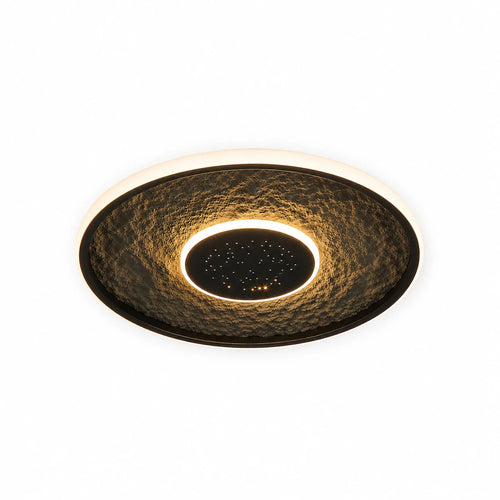 Searchlight plafondlamp Lumadisc - 1 lichts - 41  x 6   cm - zwart