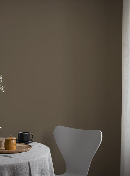 Duro Wallpaper behang effen bruin - 53 cm x 10.05 m - 662194 - vtwonen shop