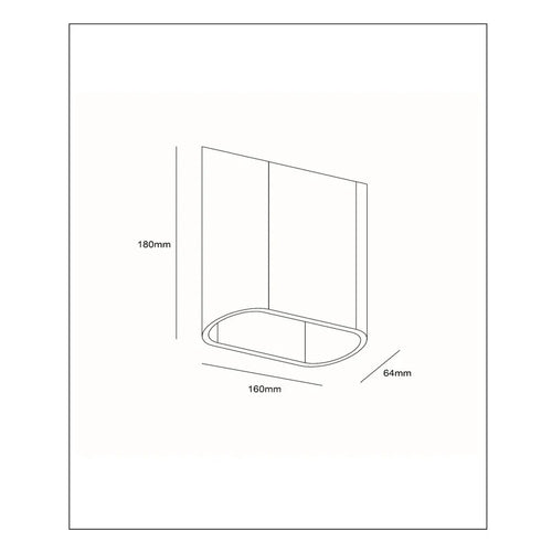 Ylumen buitenlamp Atta - 2 lichts - 16x 18 cm - bruin
