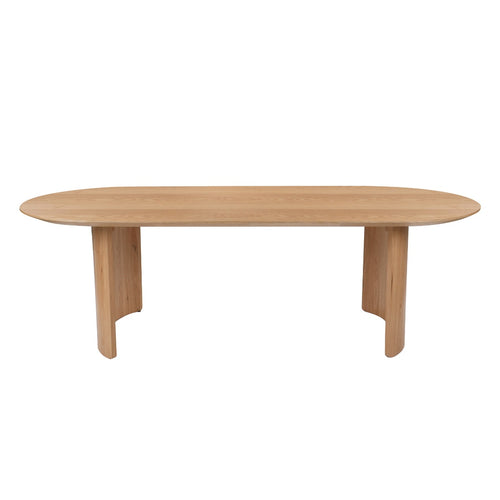 Giga Meubel Eettafel Reno - Ovaal Naturel Hout - 240x100x76cm