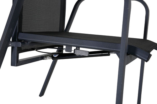 Rebellenclub Tuinstoel Zinia - Set van 2 - Zwart - vtwonen shop