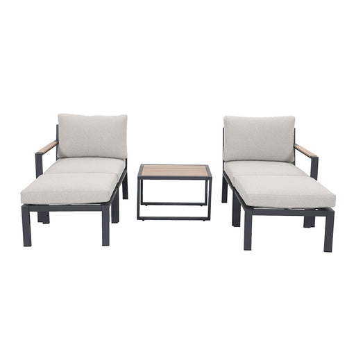 Garden Impressions loungeset Cinto donker grijs balkon 5-delig - vtwonen shop