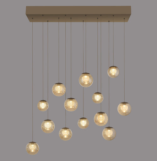 Neuhaus PURE hanglamp Popup - 13 lichts - 100  x 180   cm - champagne