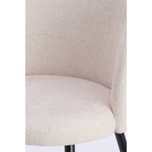 Light & Living eetkamerstoel RADAJA - Ø58x78cm - wit - Set van 2 - vtwonen shop