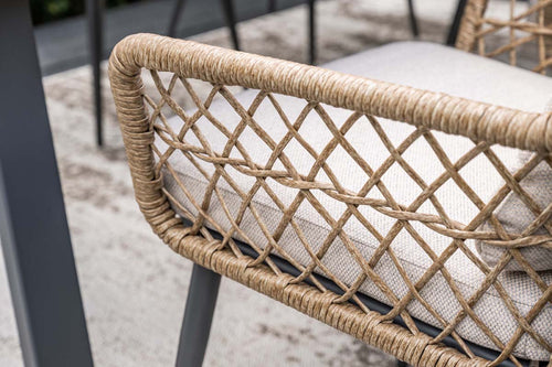 Garden Impressions Allasio tuinstoelen set van 4 rope natural