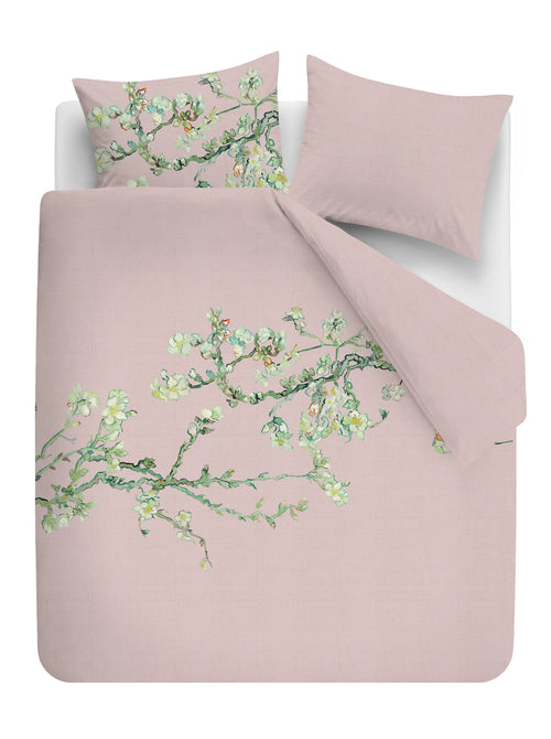 Beddinghouse x Van Gogh Museum Dekbedovertrek Blossom - 260 x 200/220 cm - Roze