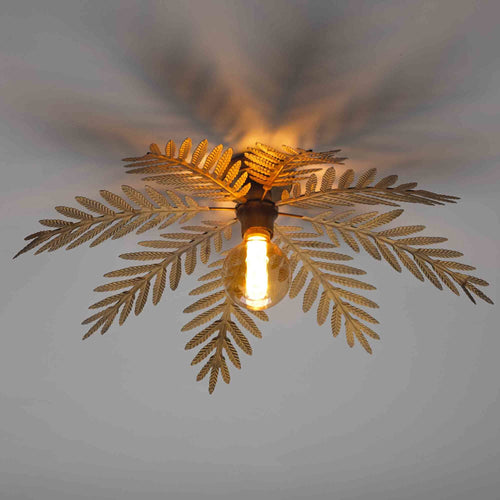 Ylumen plafondlamp Palm - 1 lichts - 65  x 10   cm - goud bruin - vtwonen shop