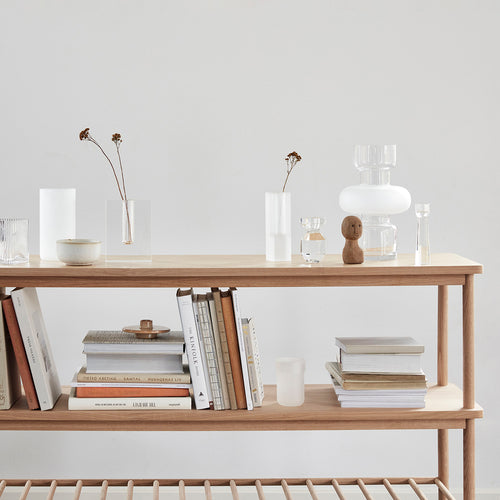 Hübsch vaas Block - kristal - ø5xh18cm - vtwonen shop