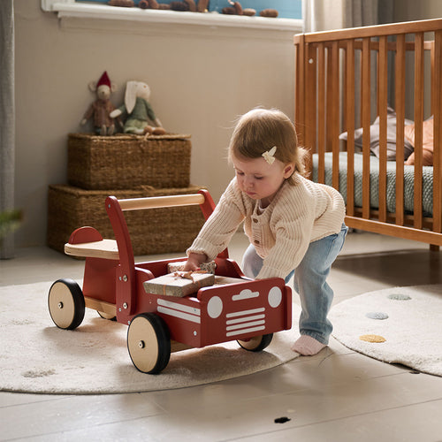 Petite Amélie HOUTEN BAKFIETS - Multiplex - rood