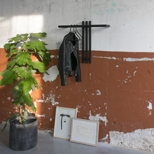 Spinder Design kapstok Senza 1 - Zwart - 2 haken - vtwonen shop