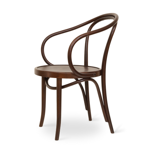 Fameg Venice No.9 Houten Eetkamerstoel Walnoot - Met Armleuning - vtwonen shop