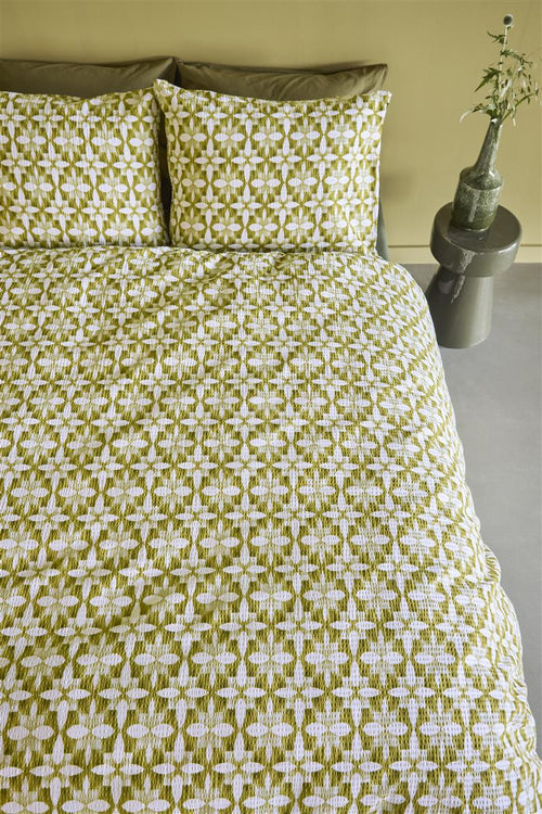 Beddinghouse dekbedovertrek Mae - 240x200/220 cm - groen