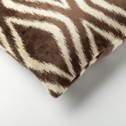 KUSSENSET | 3-delig | Celeste Signature | bruin | Hoii | inclusief veren binnenkussens