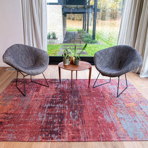 Louis De Poortere vloerkleed Nassau Red - rood - 140x200cm - vtwonen shop