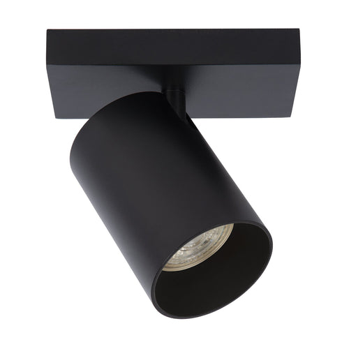 Atmooz plafondlamp Nuo 1 - zwart-zwart vanbinnen - 15 x 10 x H 12 cm - GU10