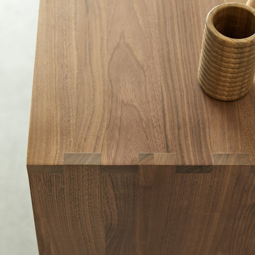 Tikamoon Dressoir van massief notenhout 180 cm - Bruin