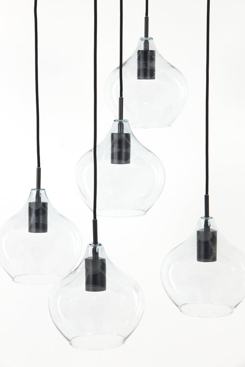 Light & Living hanglamp Rakel - 61x61x66 - zwart - vtwonen shop