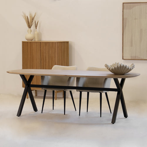 DÉJA Living Eettafel Nils - Deens Ovaal - Eikenhout - 240cm - vtwonen shop