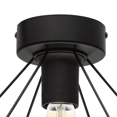 EGLO plafondlamp Tarbes - e27 - ø 32,5 cm - zwart