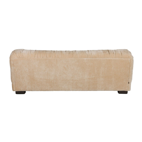 Dutchbone Douglas 3-zitsbank Velours Beige - vtwonen shop