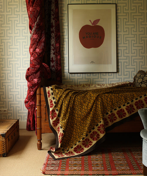 Doing Goods Erin Plaid in draagtas - 220 x 140 cm - 100% katoen
