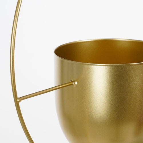 Mica Decorations Dexter Hangpot - L34 x B14 x H65 cm - Goud - vtwonen shop