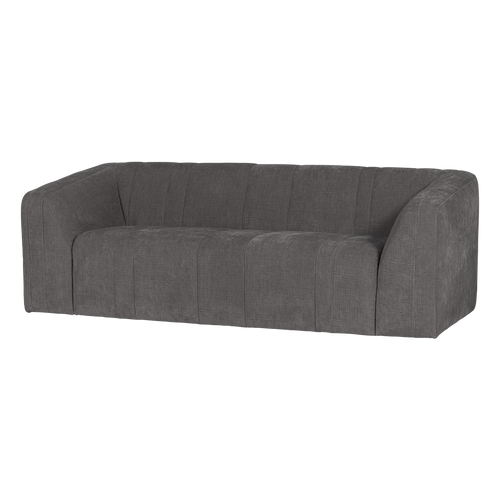 WOOOD 2-zits bank Omaire - Chenille - Grijs