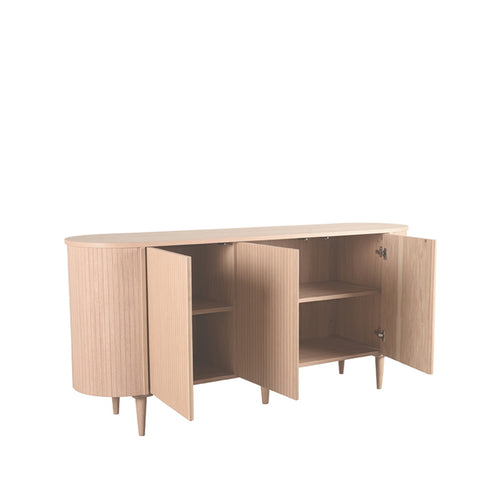 LABEL51 Dressoir Oliva - Naturel Eikenhout - 180x47x85cm - vtwonen shop
