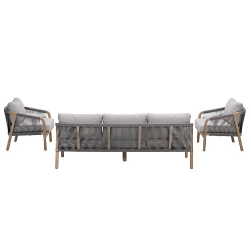 Garden Impressions Loungeset Alora 3-delig - acacia white wash