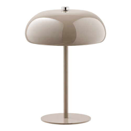 Artichok Marise metalen oplaadbare tafellamp taupe Ø16