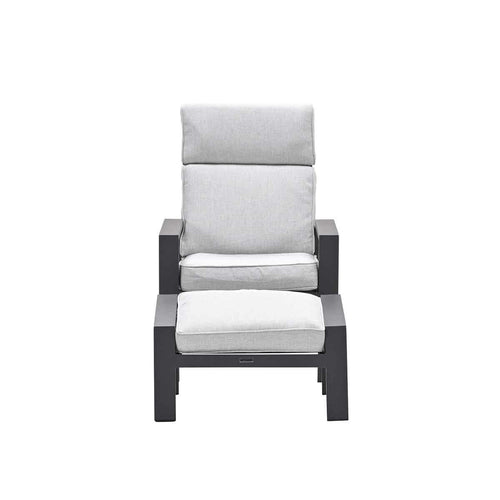 Max verstelbare fauteuil incl.voetenbank -  c. black - sand - vtwonen shop
