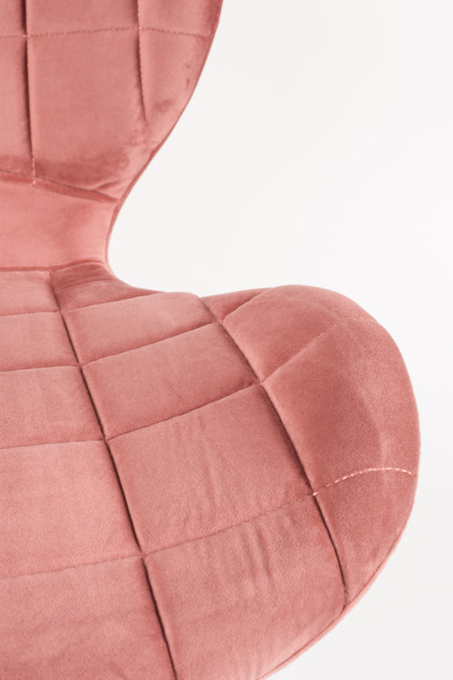 Zuiver OMG Velvet Stoel Roze - Set van 2 - vtwonen shop